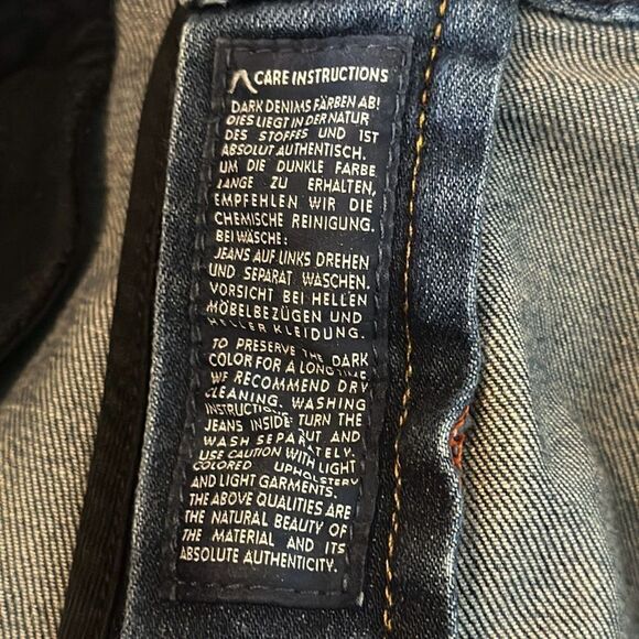 Alberto 'Bike' Regular Slim Fit Men's Blue Denim Jeans Size 32x34 Cycling Jeans - Picture 9 of 11